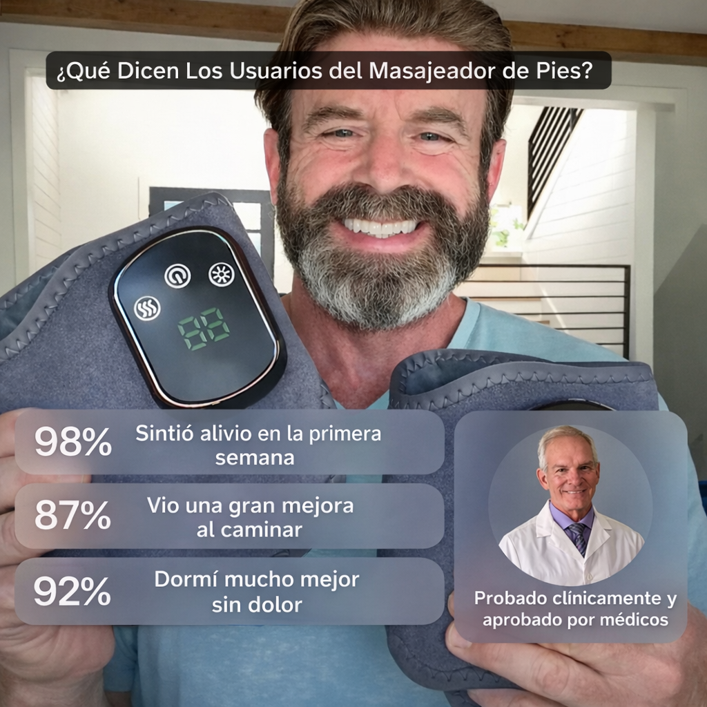 Masajeador de Pies 3 en 1 con Terapia de Calor